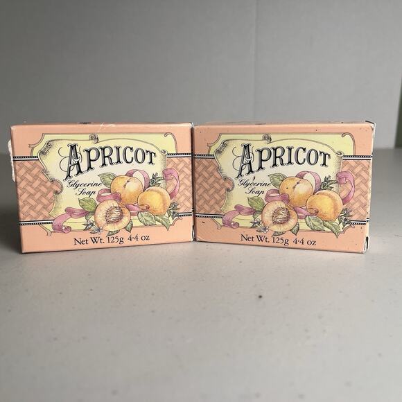 Vintage Victorias Secret Soap Apricot Glycerin Bar 4.4 oz Germany HTF 1988 Lot - Picture 10 of 10